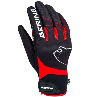 Guanti moto Bering Grissom Nero Rosso