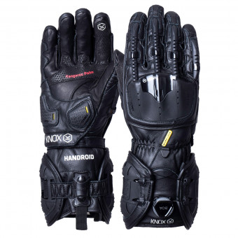 Guanti moto Knox Handroid MK4 All Black Guanti moto Knox Handroid MK4 All Black