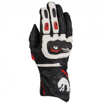 Guanti moto Furygan Higgins Black White Red Guanti moto Furygan Higgins Black White Red