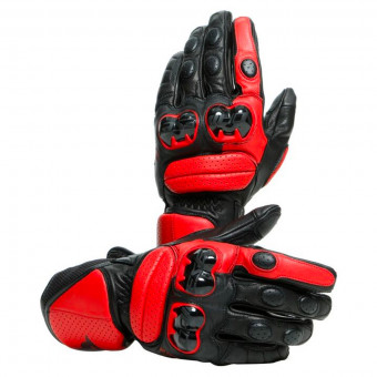 Guanti moto Dainese Impeto Black Lava Red