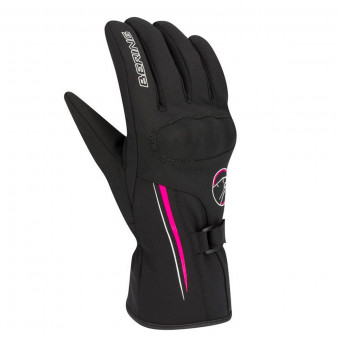 Guanti moto Bering Lady Kevina Black Fuchsia