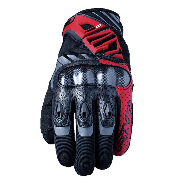 Guanti moto Five RS-C Noir Rosso Guanti moto Five RS-C Noir Rosso