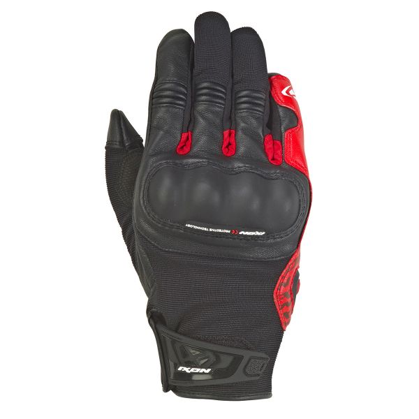 Guanti moto Ixon RS Grip 2 Nero Rosso