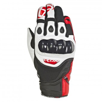 Guanti moto Ixon RS Recon Air Nero Bianco Rosso