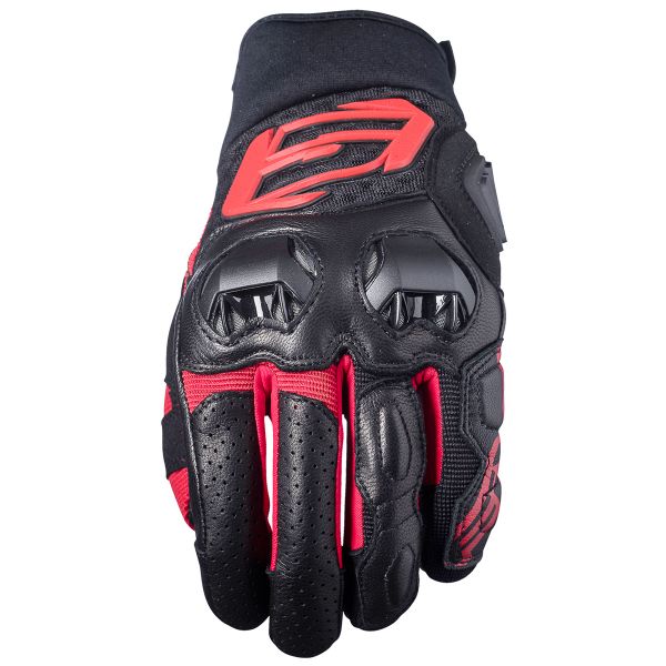 Guanti moto Five SF3 Nero Rosso Guanti moto Five SF3 Nero Rosso
