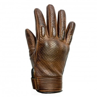 Guanti moto Helstons Side Donna Camel Nero