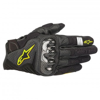 Guanti moto Alpinestars SMX-1 Air V2 Black Yellow Fluo Guanti moto Alpinestars SMX-1 Air V2 Black Yellow Fluo