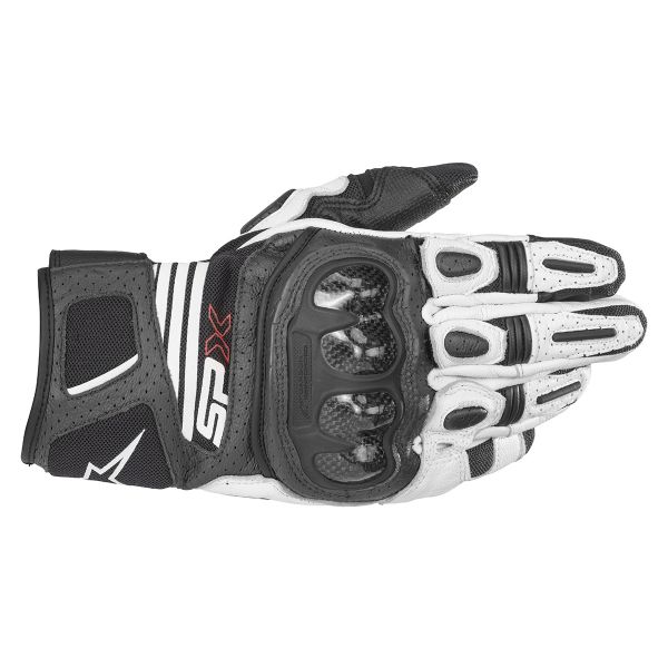 Guanti moto Alpinestars SP X Air Carbon V2 Nero Bianco Guanti moto Alpinestars SP X Air Carbon V2 Nero Bianco