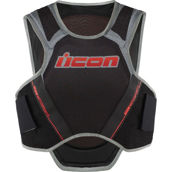 Gilet moto ICON Field Armor Softcare Vest Magabolt Black in Stock