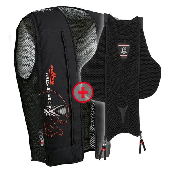 Furygan Genesis Mistral Evo 2 Black + Fury Air Bag System