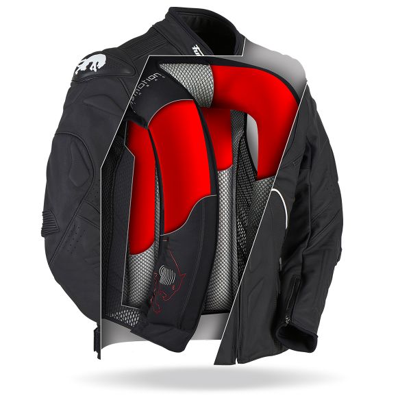 Furygan Genesis Mistral Evo 2 Black + Fury Air Bag System