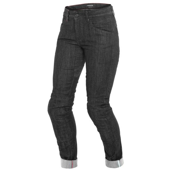 Jeans moto Dainese Alba Slim Lady Jeans Black Rinsed Jeans moto Dainese Alba Slim Lady Jeans Black Rinsed