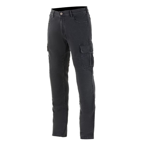 Jeans moto Alpinestars Barton Cargo Rinse Plus Black Jeans moto Alpinestars Barton Cargo Rinse Plus Black