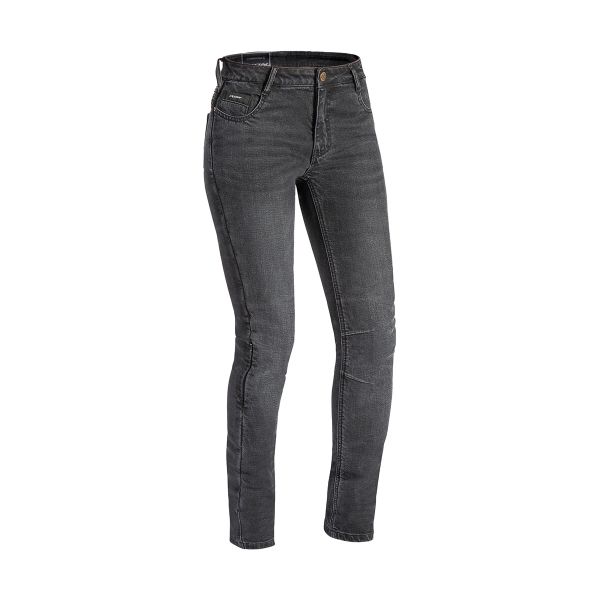 Jeans moto Ixon Cathelyn Antracite Donna
