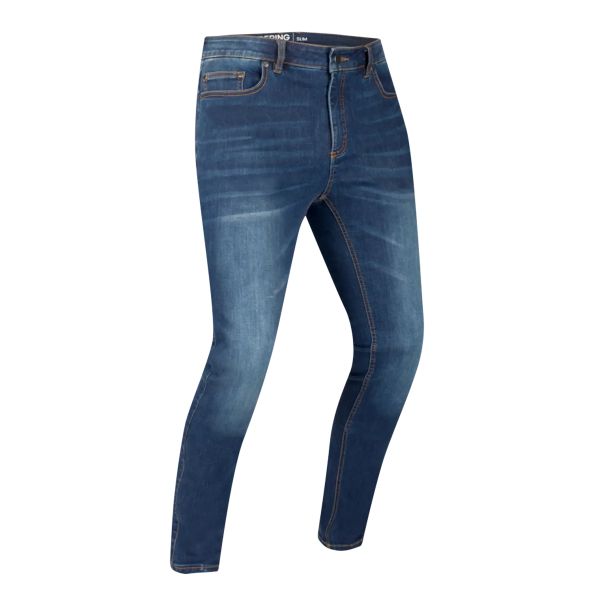Jeans moto Bering Trust Slim Washed Blue