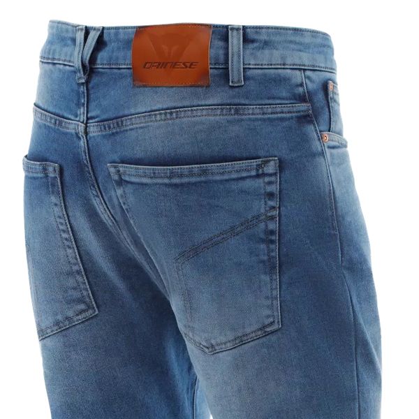 Dainese 5-Pocket Denim Regular Tapered Pants Light Blue