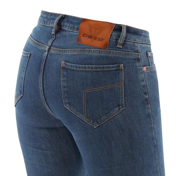 Dainese 5-Pocket Denim Stretch Slim Pants Blue