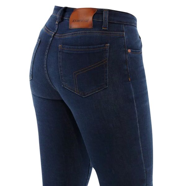 Dainese Denim Skinny Pants Woman Blue