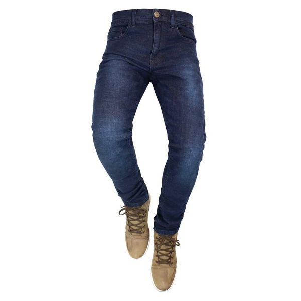 Jeans moto HARISSON Single Layer Barrow Blu