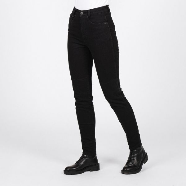 Jeans moto Knox Calder Woman Black