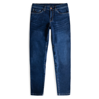 Jeans moto Knox Kirkstone Straight Regular Stone Wash Indigo