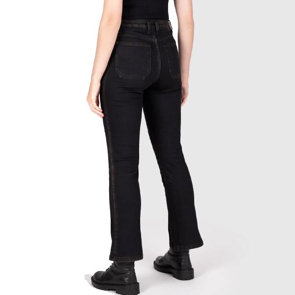 Knox Donne Cartmel Kick Flare Regular Invecchiato Nero Ruggine