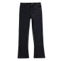 Jeans moto Knox Donne Cartmel Kick Flare Short Nero invecchiato Ruggine