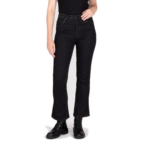 Knox Donne Cartmel Kick Flare Short Nero invecchiato Ruggine