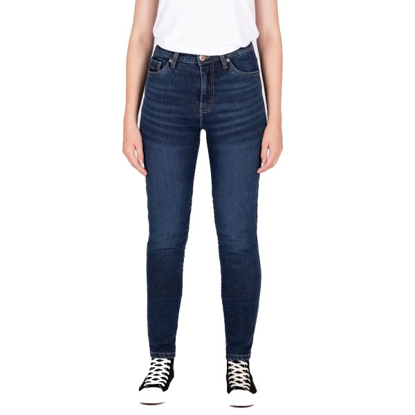 Knox Donne Colton Skinny Short Stone Wash Indigo