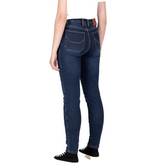Knox Donne Colton Skinny Short Stone Wash Indigo