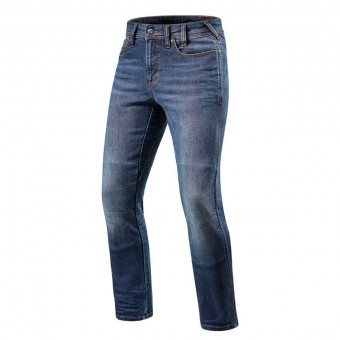 Jeans moto REV'IT Brentwood Blu Classico Sbiadito