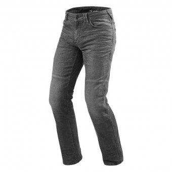 Jeans moto REV'IT Philly 2 LF Grigio Scuro Sbiadito