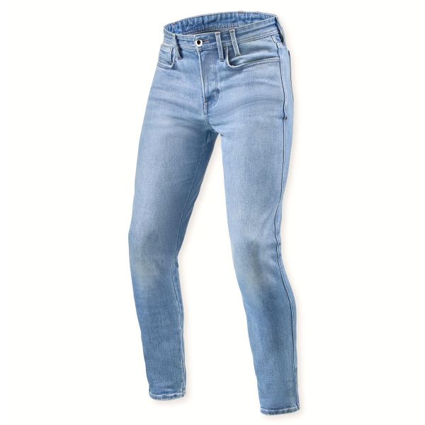 Jeans moto REV'IT Piston 3 SK Light Blue Vintage
