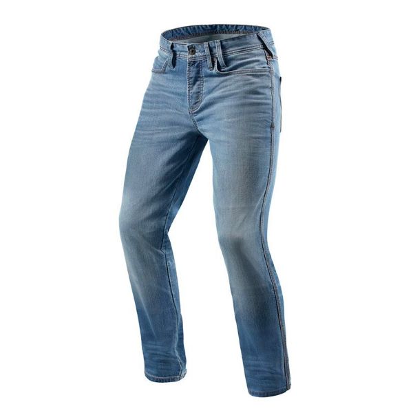 Jeans moto REV'IT Piston Blu Chiaro Sbiadito Jeans moto REV'IT Piston Blu Chiaro Sbiadito