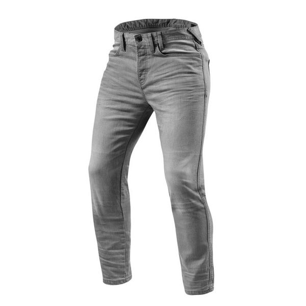Jeans moto REV'IT Piston Grigio Chiaro Sbiadito