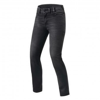 Jeans moto REV'IT Victoria Ladies Grigio Medio Sbiadito