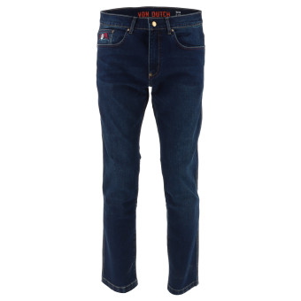Jeans moto Von Dutch Basic Denim Stretch Blu Sporco