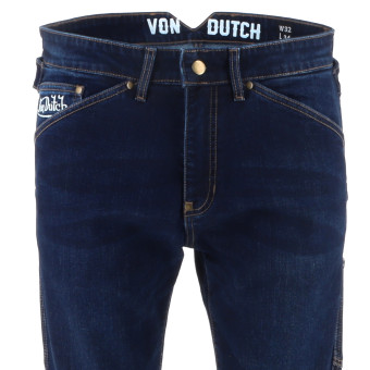 Von Dutch Carter Denim Stretch Blu Raw