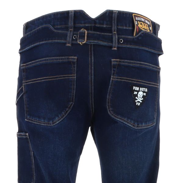Von Dutch Carter Denim Stretch Blu Raw