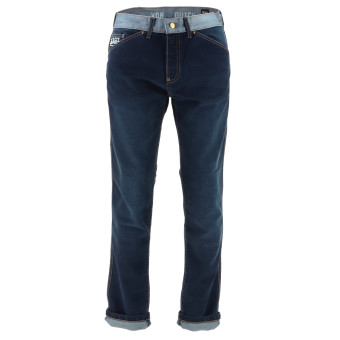 Jeans moto Von Dutch Eden Denim Stretch Blu Sporco Jeans moto Von Dutch Eden Denim Stretch Blu Sporco