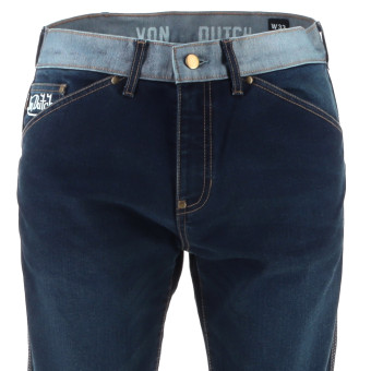 Von Dutch Eden Denim Stretch Blu Sporco