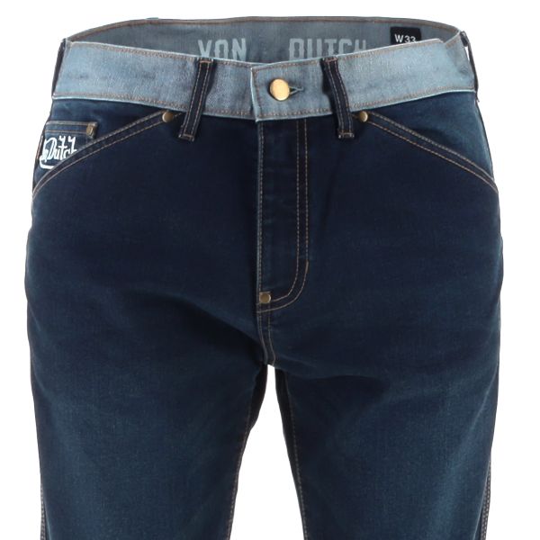 Von Dutch Eden Denim Stretch Blu Sporco