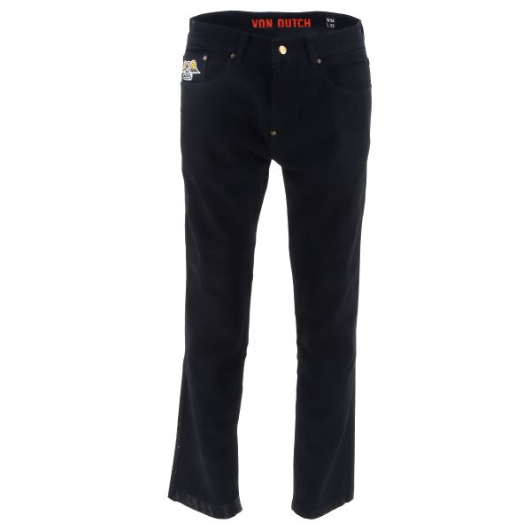 Jeans moto Von Dutch Mustang Denim Stretch Nero