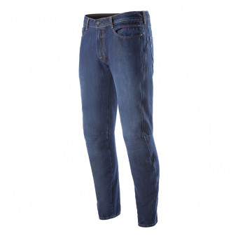 Jeans moto Alpinestars Victory Denim Kevlar Mid Tone Blue