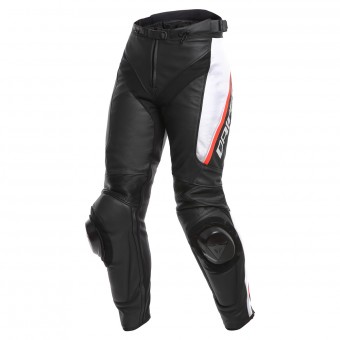 Pantalone moto Dainese Delta 3 Black White Red