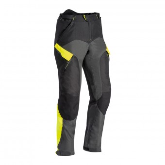 Pantalone moto Ixon Crosstour 2P Pant Nero Grigio Giallo