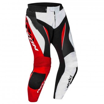 Pantalone moto Ixon Falcon Pant Bianco Nero Rosso