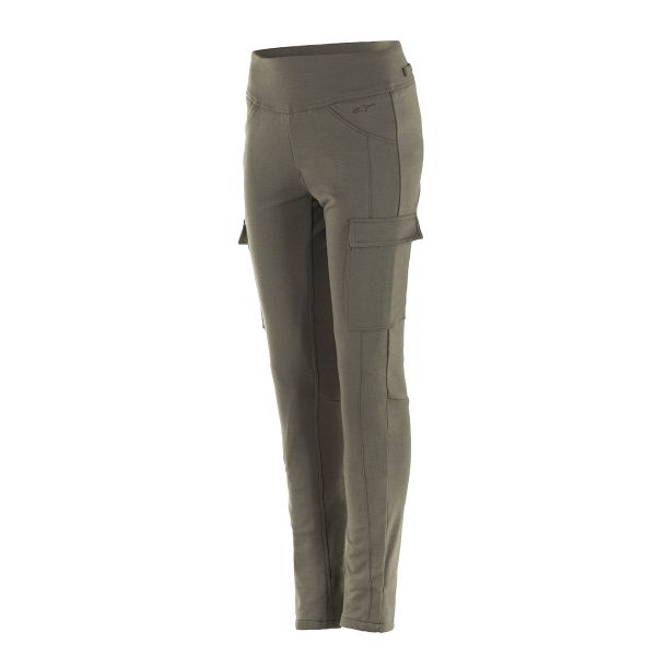 Pantalone moto Alpinestars Leggings Iria Donna Verde Militare