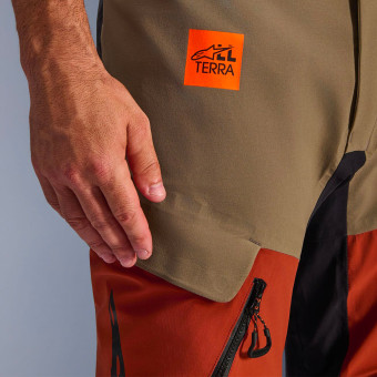 Alpinestars Halo Pro Drystar XF Laminated Pants Walnut Rust Black