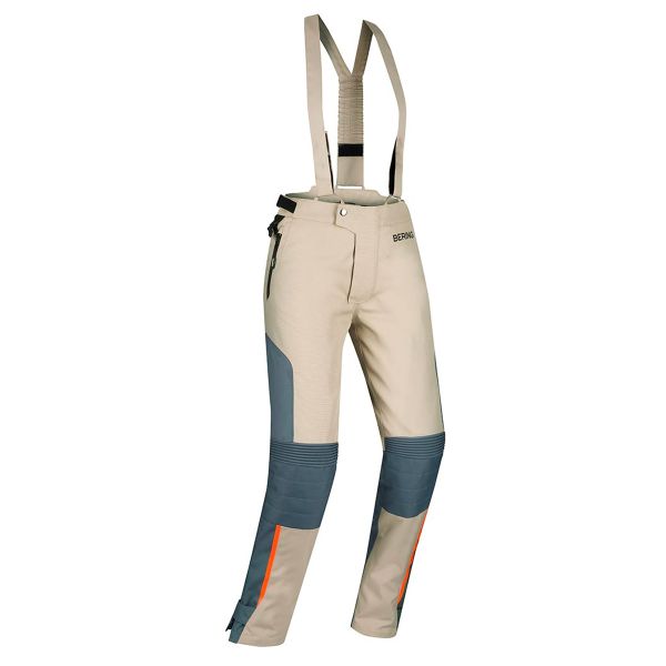 Pantalone moto Bering Lady Siberia Beige Grey Orange Pant Pantalone moto Bering Lady Siberia Beige Grey Orange Pant